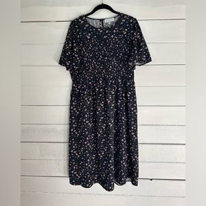 Piper and Scoot Midi Floral Dress